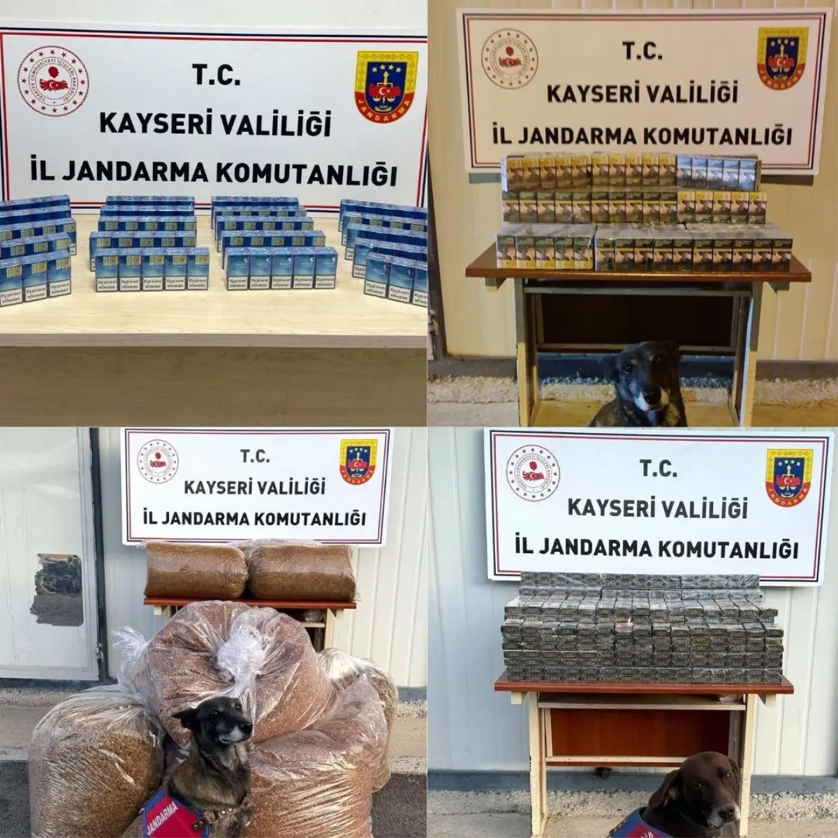 kayseride 2375 paket kacak sigara ele gecirildi shT7Ekvl